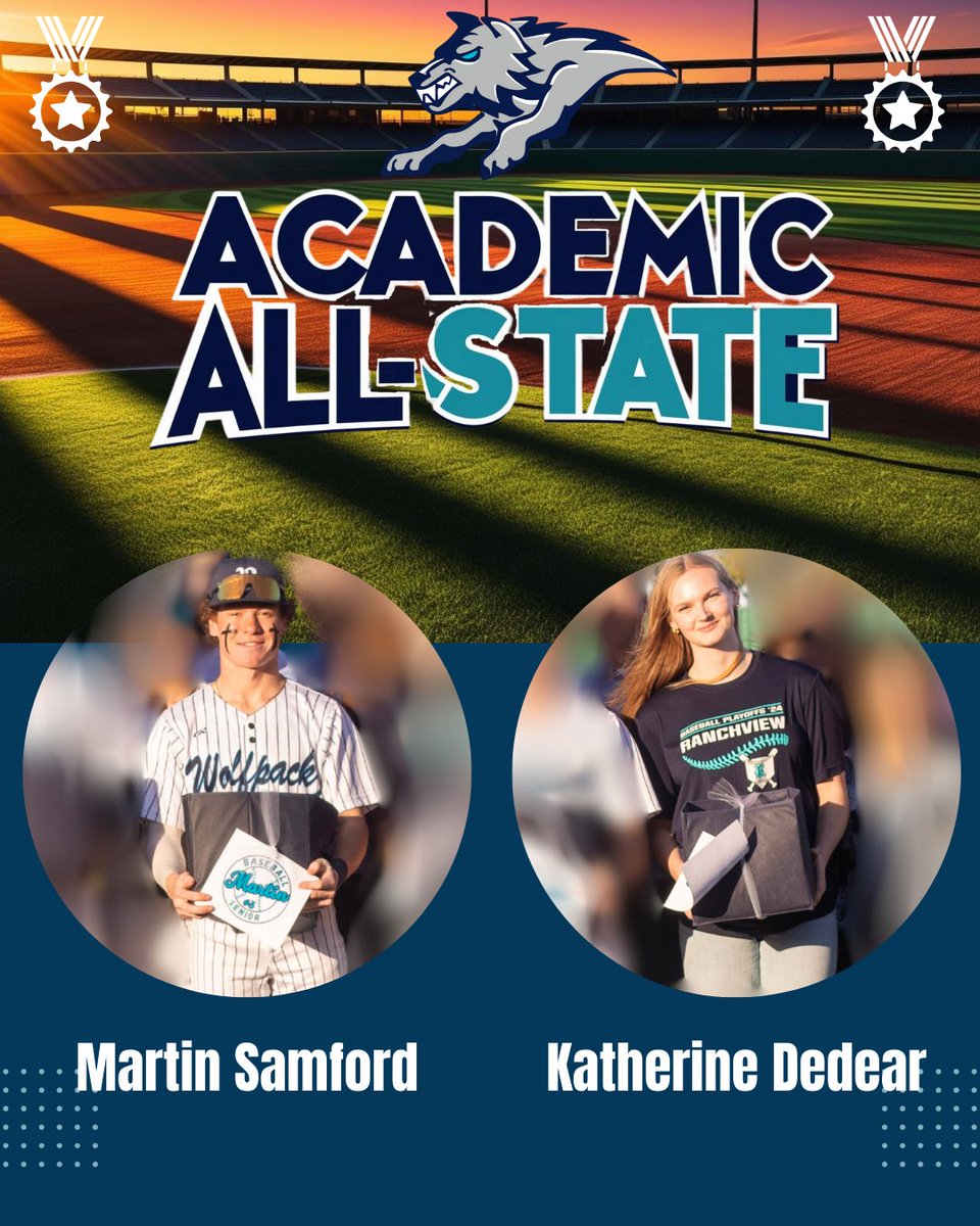 Congratulations to Martin Samford and Kat Dedear for being named to the <a href="/THSCAcoaches/">THSCA</a> Academic All-State team!