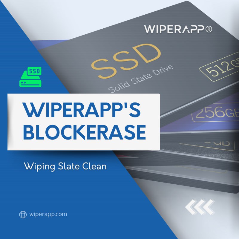 Got a used SSD? 🖥️ 

WIPERAPP’s BlockErase is like wiping your slate clean—every bit of the drive gets zapped so nothing sneaks back. Perfect for passing on or recycling your hardware! ♻️ 

Visit our site 🔗 wiperapp.com