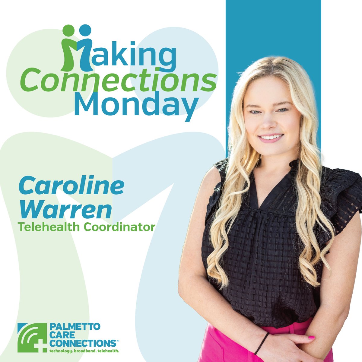 palmettocaresc's tweet image. 🌟 Meet Caroline Warren, PCC’s Telehealth Coordinator bringing healthcare to schools in SC! 💻💙 Learn more: ow.ly/Ajy350Vtfjl #MakingConnectionsMonday #TeamPCC #TelehealthInSchools #DigitalInclusion #MeetOurTeam