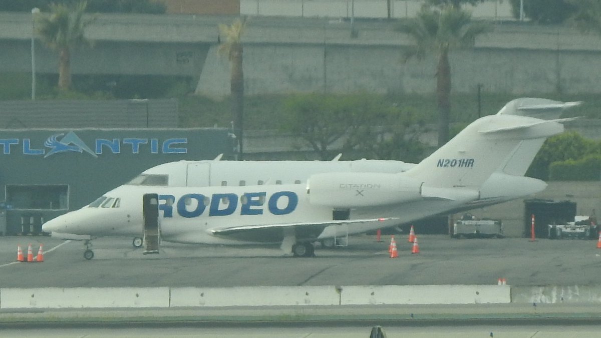 veryboeing's tweet image. Baker Aviation #C750 Citation X #N201HR KLAX
