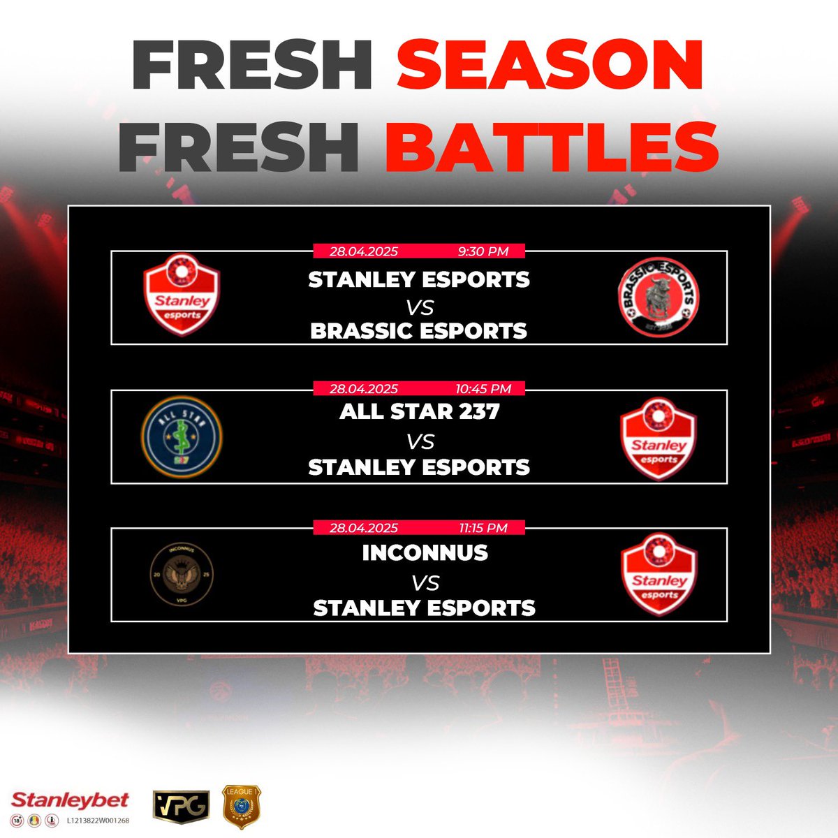 Stanley ESports (@stanleyesfifa) on Twitter photo Last season didnโt go exactly as we wanted, but this time weโre aiming to grab every trophy! ๐๐๐
The attitude is there โ
, the hunger is burning inside ๐ฅ and the controllers are fully charged! ๐ฎ๐
The show? Oh, itโs guaranteed! ๐ฏ๐ฅ
So, famโฆ
Letโs go, Stanley! ๐๐ Last season didnโt go exactly as we wanted, but this time weโre aiming to grab every trophy! ๐๐๐
The attitude is there โ
, the hunger is burning inside ๐ฅ and the controllers are fully charged! ๐ฎ๐
The show? Oh, itโs guaranteed! ๐ฏ๐ฅ
So, famโฆ
Letโs go, Stanley! ๐๐