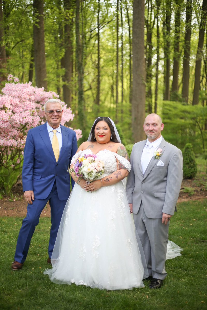 plus_lindsey's tweet photo. Today makes one whole year since Derek and I became the FOREVER TAG TEAM CHAMPIONS of the world, with the help of Mr. @EBischoff!  

Happy 1st wedding anniversary to my tag team partner 4L!  #nWo https://t.co/OeCRCN008e