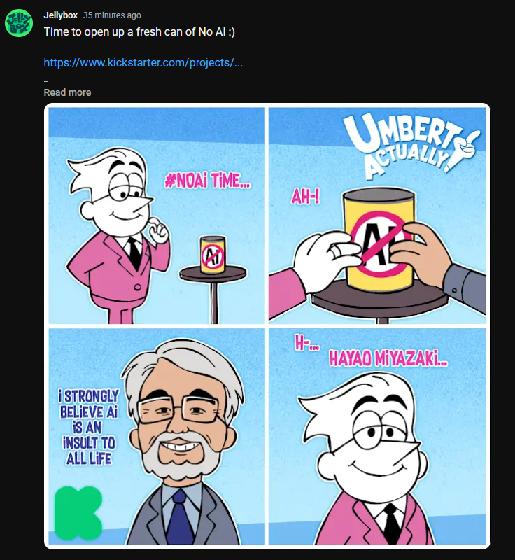 Enzozzle's tweet photo. the kickstarter is currently 82% funded!! keep sharing, we can do it! there's 9 days left!!
#UnionYaoi #UmbertActually https://t.co/4wCIvSS76z