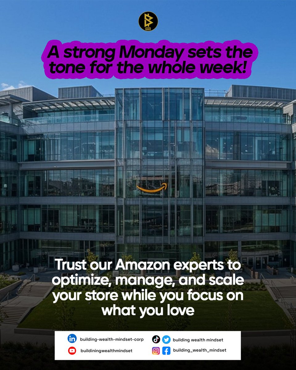 bwm_commerce's tweet image. Start your week strong by letting us help you grow your Amazon store. 
'The best way to predict your future is to create it.' – Abraham Lincoln
#EcommerceExperts #AmazonOptimization #BusinessGrowth #MondayMotivation #BWM #StartStrong #OnlineSuccess #BusinessStrategy
