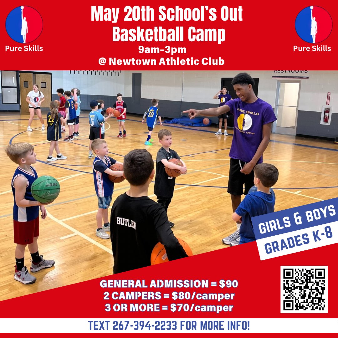 🚨Last School’s Out Camp of the Year! 🏀 

REGISTER:
forms.gle/X8DV45ogXAxSXE…