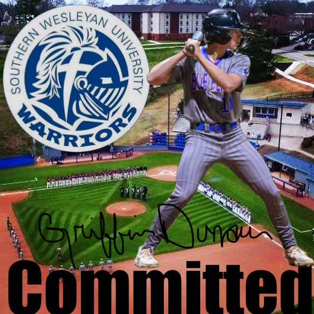 GriffinDuncan5's tweet image. l am exited and blessed to announce that I will be continuing my academic and athletic career at SWU. First, I would like to thank God for his many blessings and thank my family, friends, teammates, and all coaches for helping me along the way.  Go warriors 💙