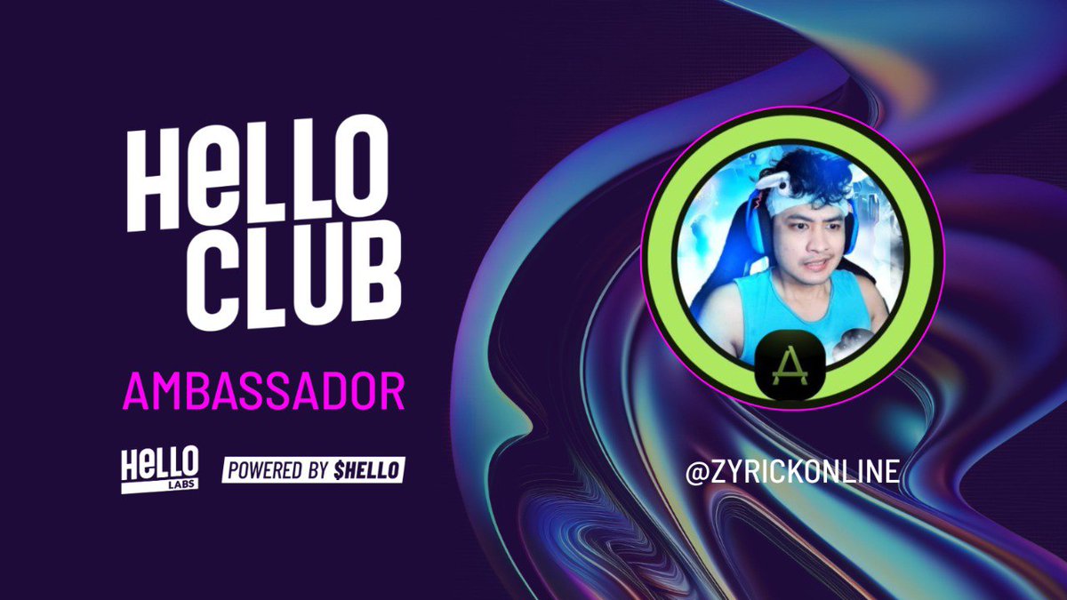 Zyrick | Ancient8 (@zyrickonline) on Twitter photo I’ve officially joined <a href="/thehellolabs/">HELLO Labs</a> as one of their ambassadors!
HELLO Labs is pushing the future of entertainment, gaming, and Web3, and now you can be part of it too.
Join through my link to unlock
-Premium drops
-Early access to Launchpad projects
-Exclusive allocations I’ve officially joined <a href="/thehellolabs/">HELLO Labs</a> as one of their ambassadors!
HELLO Labs is pushing the future of entertainment, gaming, and Web3, and now you can be part of it too.
Join through my link to unlock
-Premium drops
-Early access to Launchpad projects
-Exclusive allocations