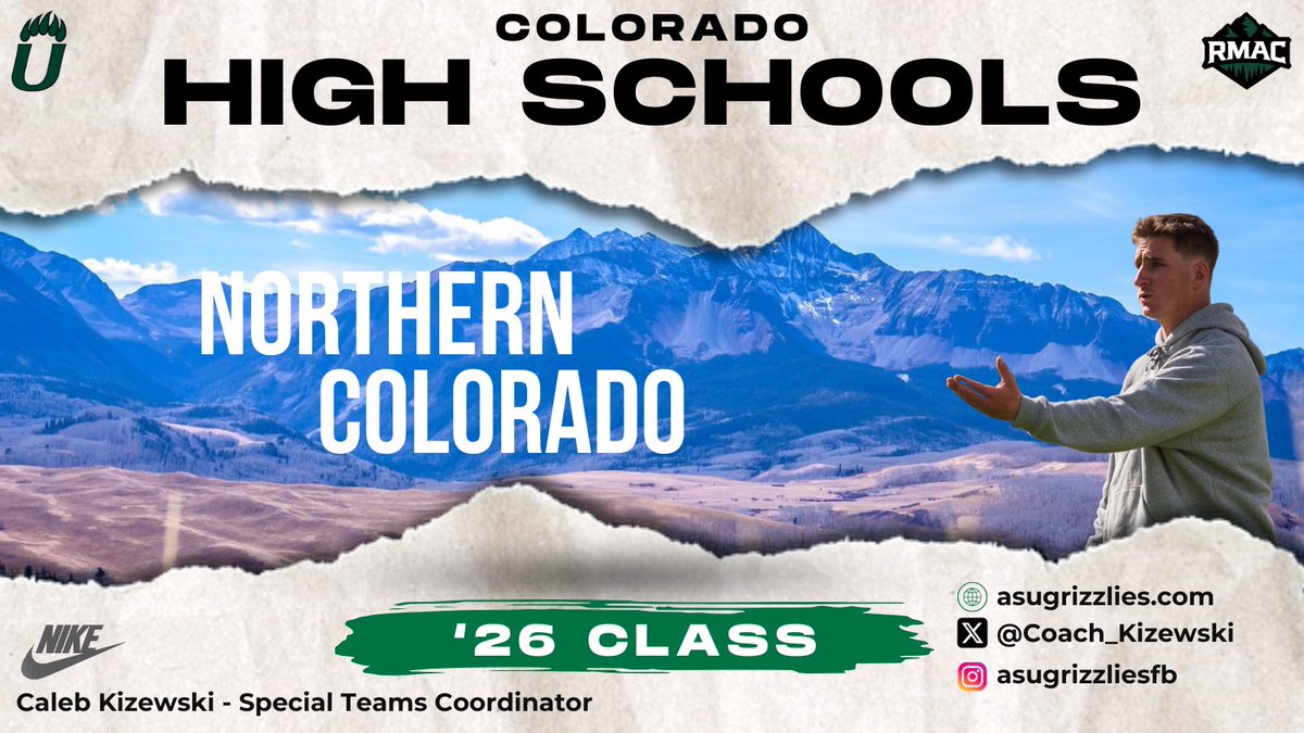 Excited to be recruiting the home state this week and talking about Grizzly football! 

#WeUsOur