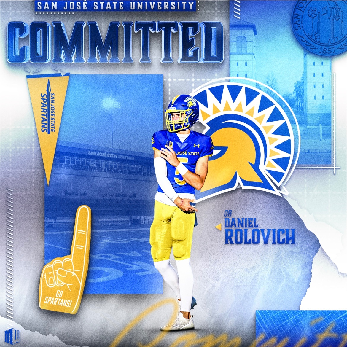 Daniel Rolovich (@drolovich) on Twitter photo Committed! Thank you to all my family, friends, coaches, teammates, and everyone who has supported me throughout this journey. Can’t wait to be part of something special down in San Jose! <a href="/CoachStutzmann/">Craig K. Stutzmann</a> <a href="/ken_niumatalolo/">Ken Niumatalolo</a> Committed! Thank you to all my family, friends, coaches, teammates, and everyone who has supported me throughout this journey. Can’t wait to be part of something special down in San Jose! <a href="/CoachStutzmann/">Craig K. Stutzmann</a> <a href="/ken_niumatalolo/">Ken Niumatalolo</a>