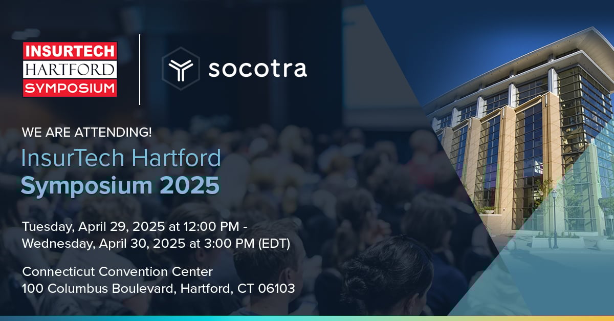 Socotra CEO Dan Woods and Josh Hall of ManageMy will be speaking at InsurTech Hartford on Tuesday at 1:50 p.m. ET.

In this session, they’ll explore how insurers are adopting a “headless” approach to IT—one that separates back-end complexity from front-end flexibility.