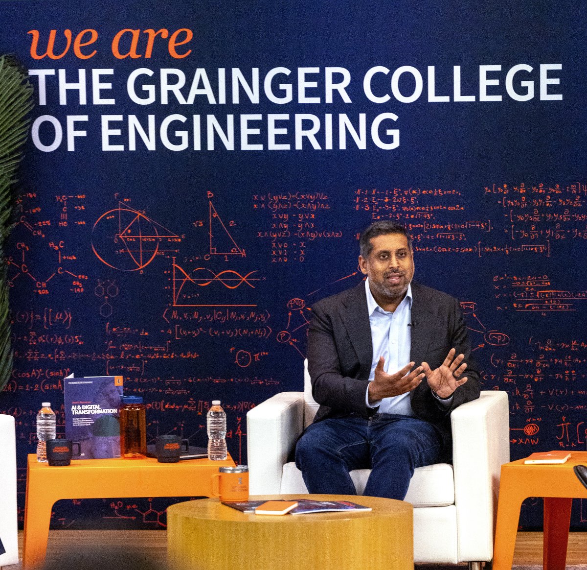 Illinois welcomed back alumni Vilas Dhar at Grainger's Fireside Chat on April 11! Dhar reflected on growing up in the Champaign-Urbana area, his professional journey, AI, ethical technology, and more 💻🔥🎙️

To watch the video, visit our website!