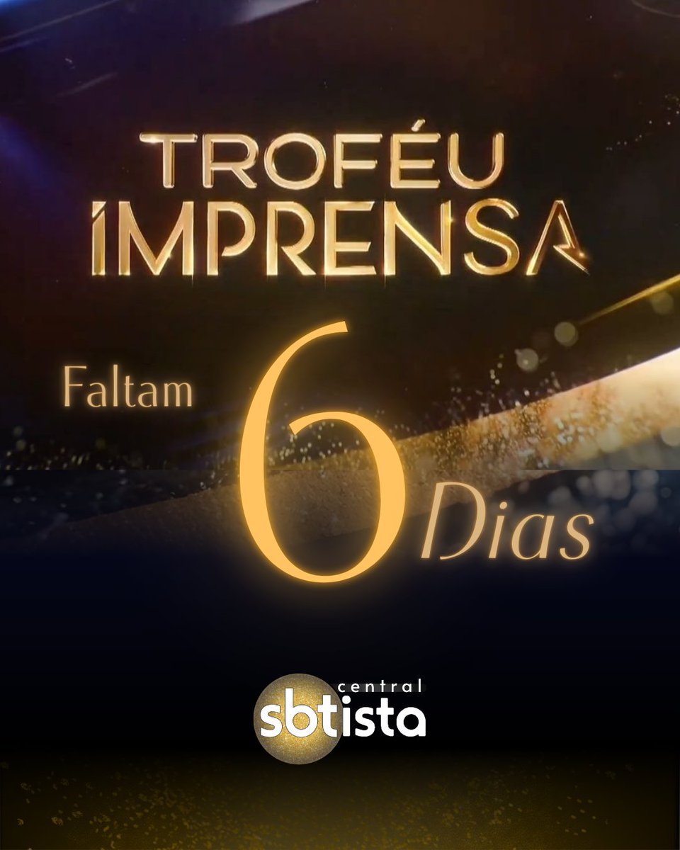 CentralSBTista's tweet photo. 🏆 Faltam 6 dias • Troféu Imprensa 2025 ✨
📍 Domingo, 19h00
#Trofeu #TrofeuImprensa #TrofeuInternet #Cerimonia #PatriciaAbravanel #CelsoPortiolli #SBT #SBTista #Fa #Programa #SilvioSantos @celsoportiolli @patriciaabravanel @sbt https://t.co/nQzZ6Xe0Sm