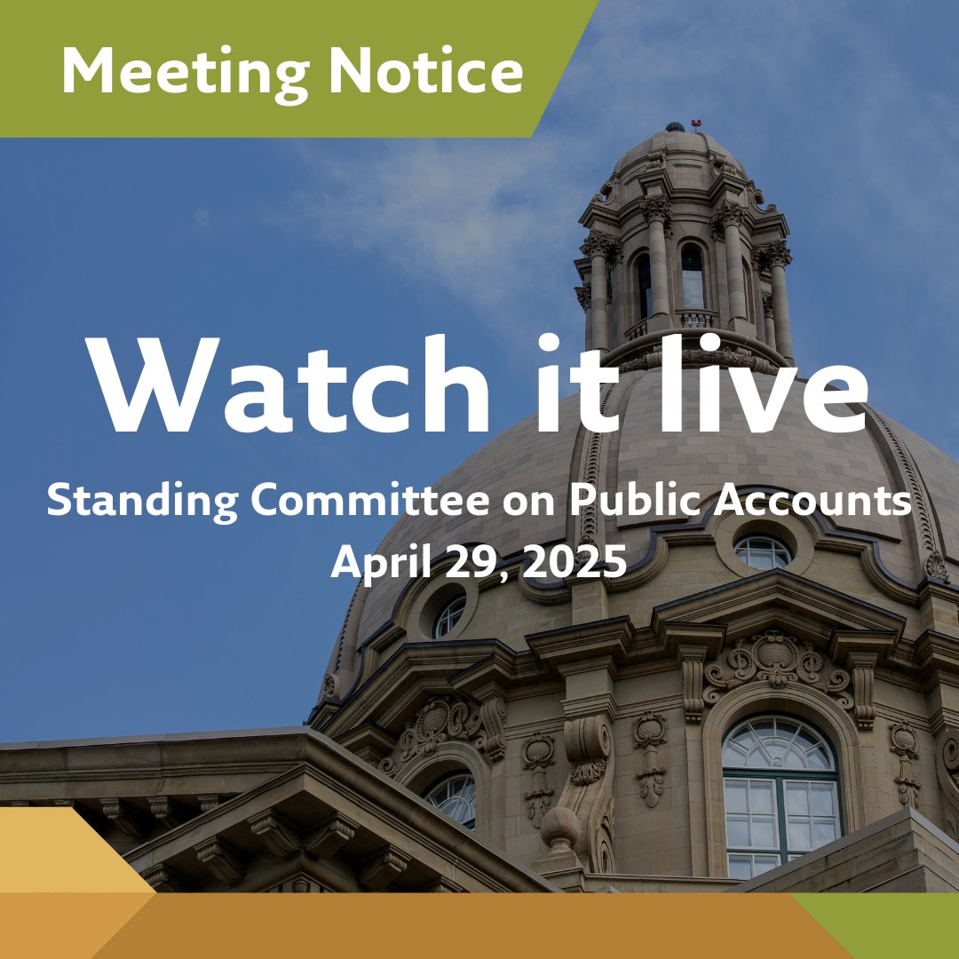 How is Alberta managing its surface water? On Tuesday, April 29 at 8 AM, we will meet with the Public Accounts Committee to discuss our Surface Water Management performance audit.
 📖 Read the report: oag.ab.ca/reports/surfac…
 🎥 Watch live:  assemblyonline.assembly.ab.ca/Harmony/en/Pow…
#ableg