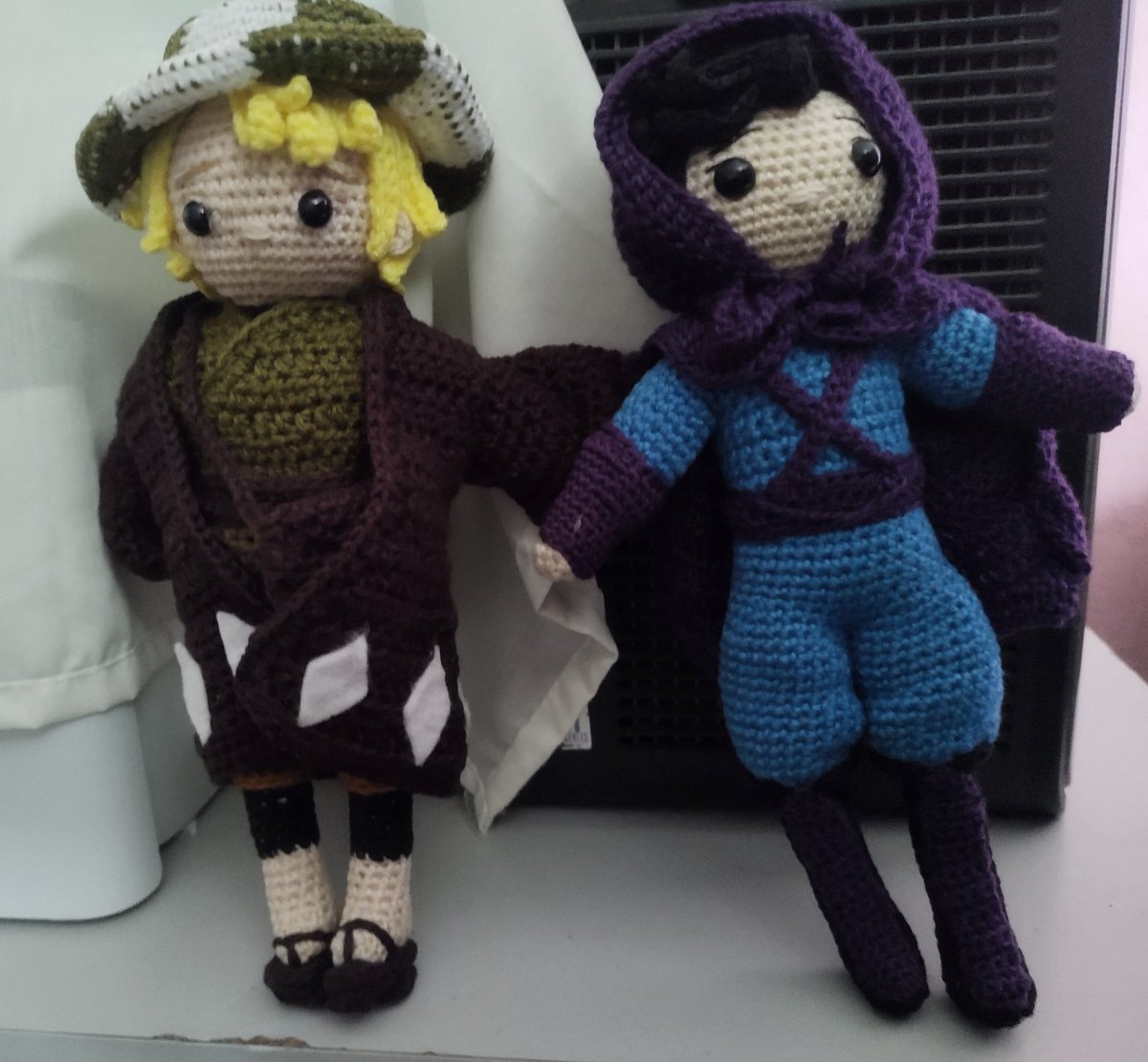 Les presento mis peluchitos del deathduo, que me encantaron como quedó 🥺
#deathduo #deathduofanart