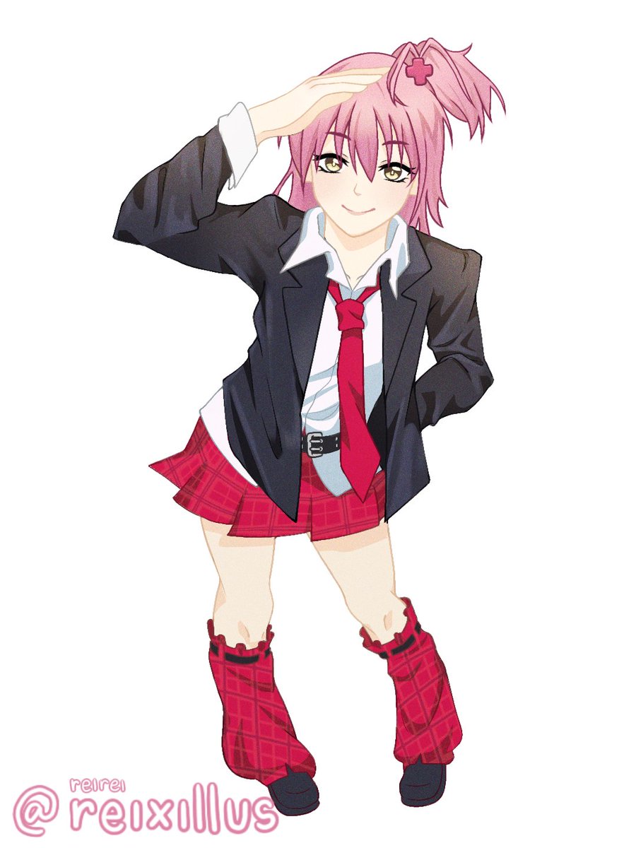 reixillus's tweet photo. I drew my best magical girl Hinamori Amu from my first shoujo anime !! #shugochara https://t.co/rE0XWuGfyh