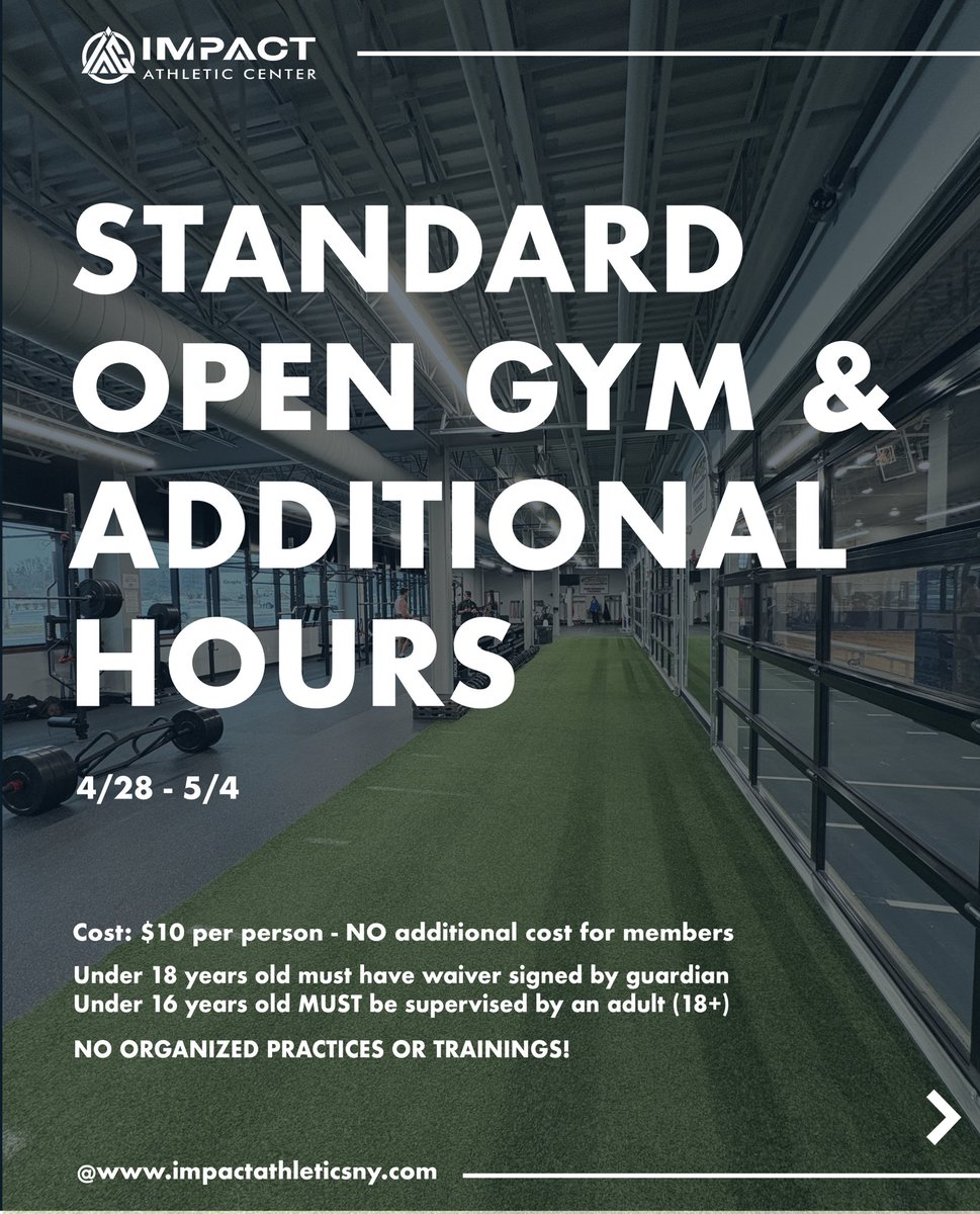 Impact Athletic Center NY tweet media
