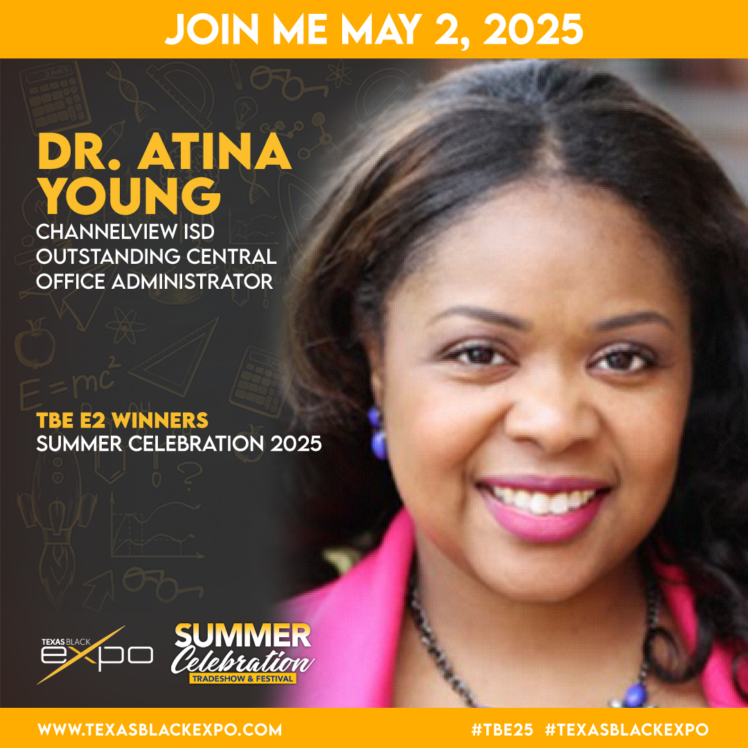Dr. Atina Young (@atinayoung) on Twitter photo Honored to be recognized and grateful for the journey to serve.
"Whatever you do, work at it with all your heart, as working for the Lord..." ā Colossians 3:23
<a href="/TexasBlackExpo/">Texas Black Expo</a>
#Gratitude #Leadership #Faith Honored to be recognized and grateful for the journey to serve.
"Whatever you do, work at it with all your heart, as working for the Lord..." ā Colossians 3:23
<a href="/TexasBlackExpo/">Texas Black Expo</a>
#Gratitude #Leadership #Faith