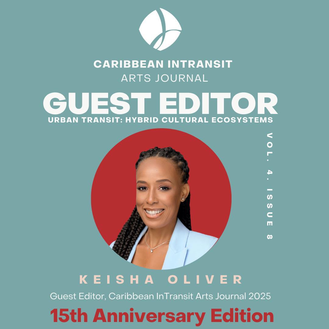 Keisha_Oliver's tweet photo. Pleased to join the editorial team for the Caribbean InTransit Journal 15th Anniversary Edition "Urban Transit: Hybrid Cultural Ecosystems".
https://t.co/t8ohQnQAqR #Caribbean #Arts #Journal https://t.co/mj7hkCvW6A