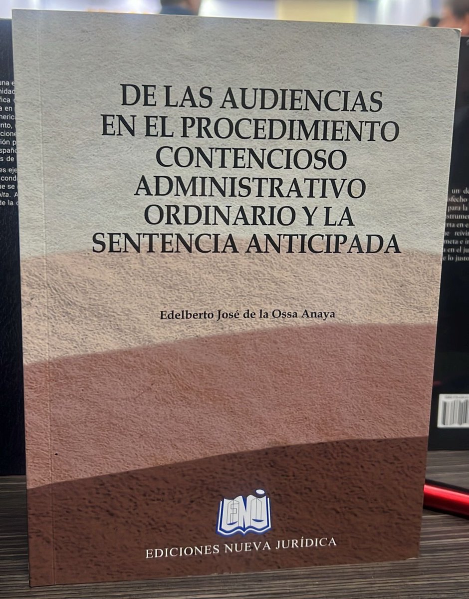 EdelbertoJose's tweet photo. Comparto el libro de mi autoría, ya está disponible en Ediciones Nueva Jurídica. https://t.co/9sIClAYxNk