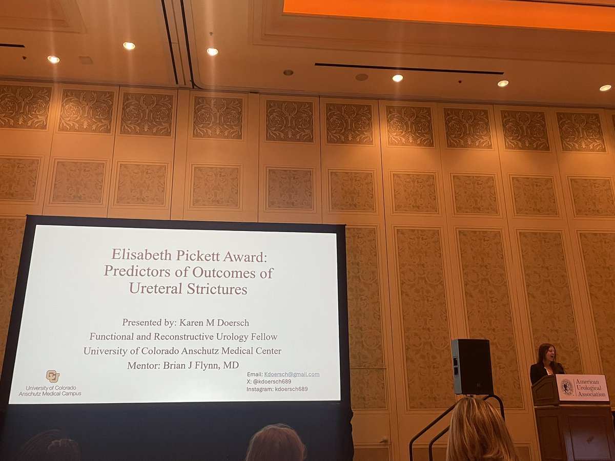 Dr <a href="/kdoersch689/">Karen</a> is an emerging leader in academic urology! We are honored to spotlight her as the 2025 Elisabeth Pickett Research Award winner 🏆