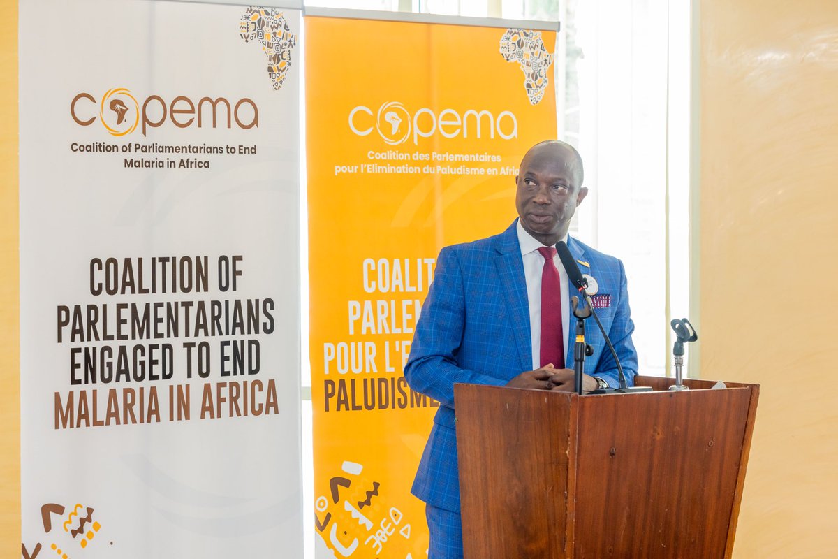 ImpSanteAfrique's tweet photo. @HFFG_Ghana @_GHSofficial @mohgovgh @UNITE_MPNetwork @GFAN_Africa @CS4MEglobal @endmalaria @GlobalFund @MinofHealthUG @GovUganda @Parliament_Ug 🗣️ "Declarations are important, but action is critical. Too few countries meet the 15% Abuja target for health, with an average of just 7%. How are we taking action? Thats why we need #COPEMA”

From Dr. Kokou Alinon, Western Regional Director of @AfricaCDC, at the launch event. https://t.co/nsmPBBfcNg