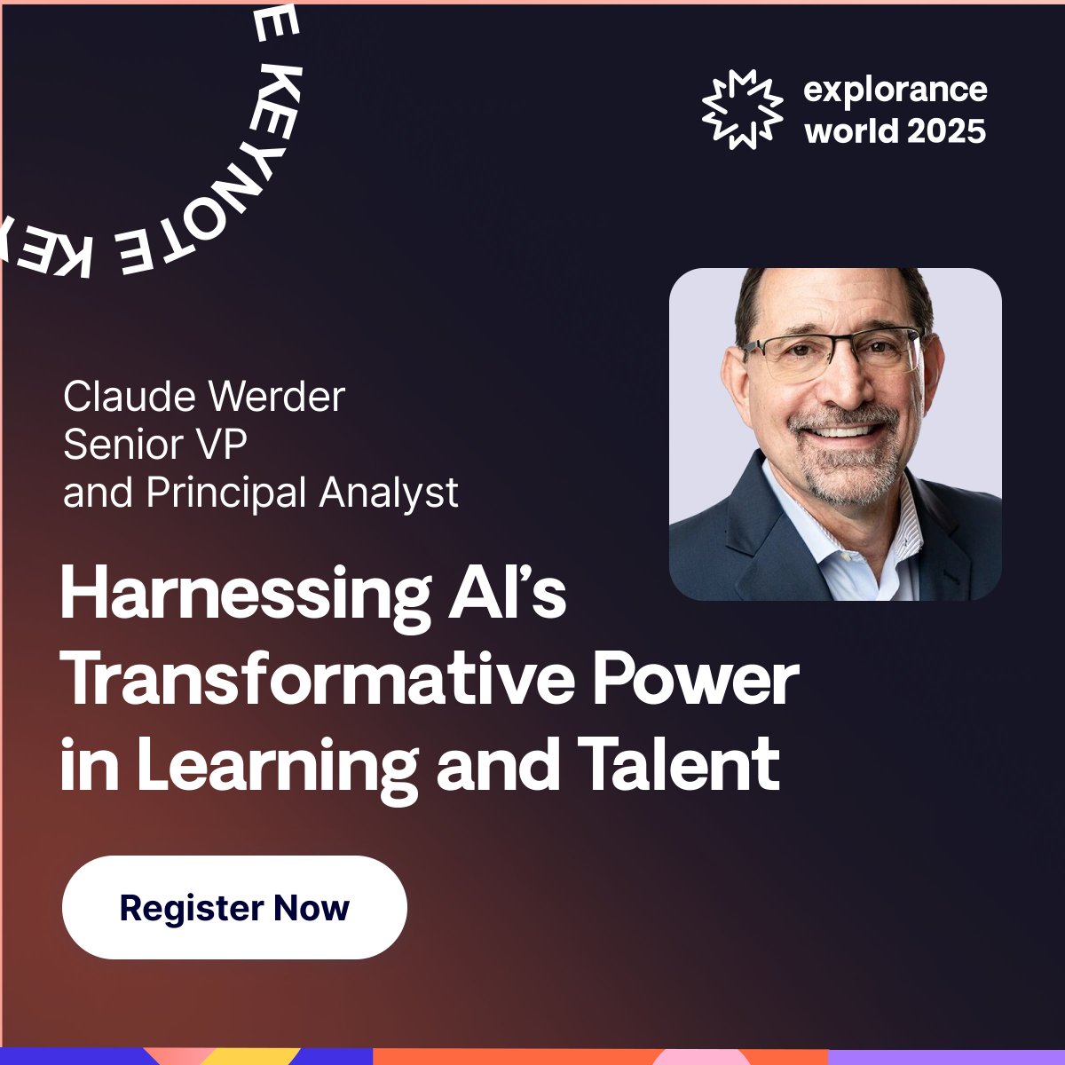 explorance's tweet image. Don&apos;t miss Brandon Hall Group&apos;s Claude Werder at #ExploranceWorld2025, where he&apos;ll share emerging trends in learning measurement and frameworks for connecting learning to business outcomes.

Register now: hubs.la/Q03jYgzC0

#EmployeeExperience
#LearningMeasurement