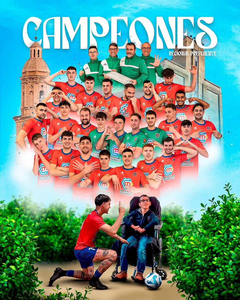 🏆CAMPEONES DE LIGA.
📢 ASCENSO
😍 FELICIDAD
😘 Indescriptible lo vivido ayer en Cascante y en el post partido en Andosilla.
🫂 Gracias JUGADORES y CUERPO TÉCNICO. Sois HISTORIA.
👏 Gracias AFICIÓN.
❤️ GRACIAS ÁNGEL POR EMPUJAR DESDE EL CIELO y dejarte el CORAZÓN vacío.