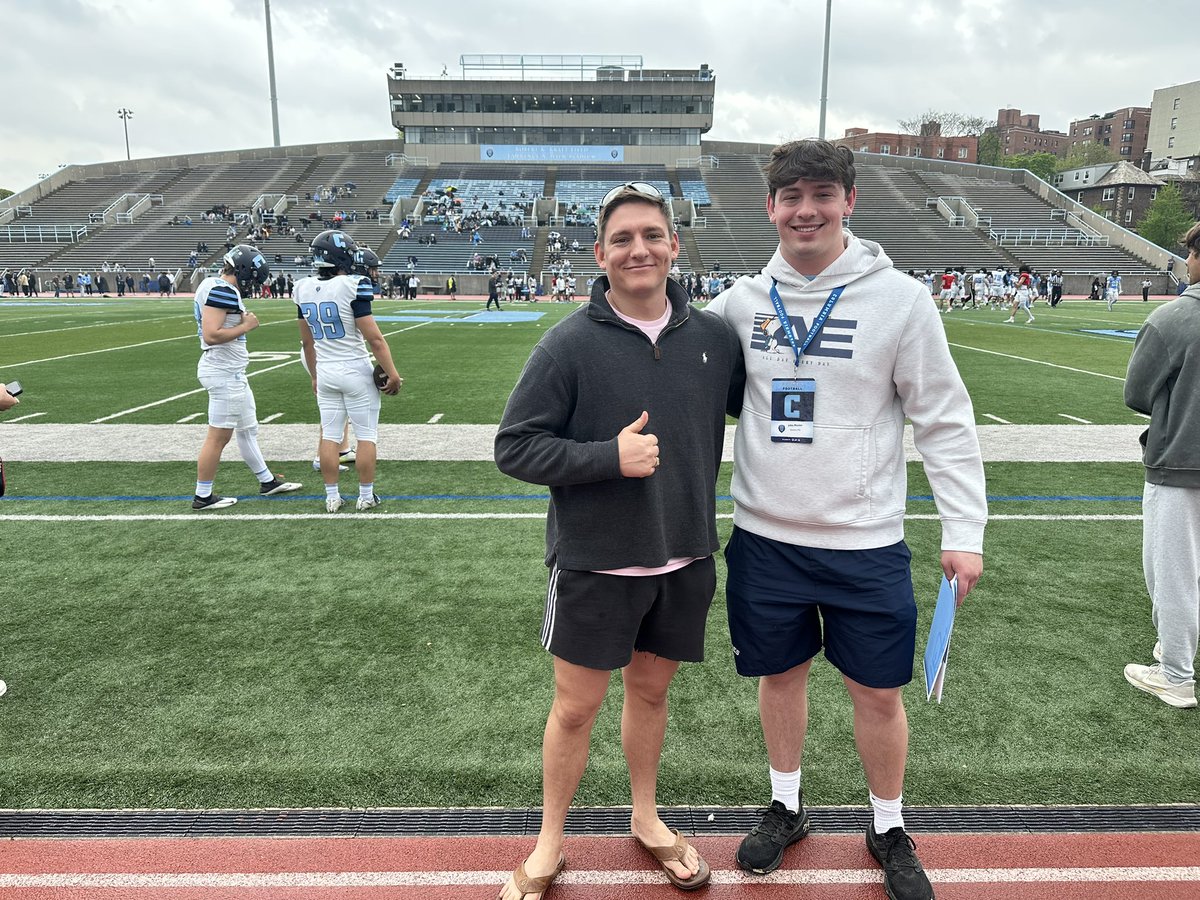 John Mozier (@johnmozier_) on Twitter photo I had an amazing time checking out the <a href="/CULionsFB/">Columbia Football</a> spring game on Saturday! I am very thankful for <a href="/Coach_Poppe/">Jonathan Poppe</a> and <a href="/CoachManion_/">Joe Manion</a> for having me out! I had an amazing time checking out the <a href="/CULionsFB/">Columbia Football</a> spring game on Saturday! I am very thankful for <a href="/Coach_Poppe/">Jonathan Poppe</a> and <a href="/CoachManion_/">Joe Manion</a> for having me out!