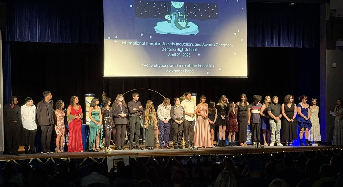 Stefanie Tsompanidis (@stefanietsompa2) on Twitter photo Sharing memories from our Thespian Inductions and Awards Ceremony! Congratulations to our Seniors and Troupe 4376! Keep shining bright! <a href="/DHSHappenings/">Deltona High School Happenings</a> <a href="/DHSTroupe4376/">Deltona HS Midnight Moon Theatre-Troupe 4376</a> Sharing memories from our Thespian Inductions and Awards Ceremony! Congratulations to our Seniors and Troupe 4376! Keep shining bright! <a href="/DHSHappenings/">Deltona High School Happenings</a> <a href="/DHSTroupe4376/">Deltona HS Midnight Moon Theatre-Troupe 4376</a>