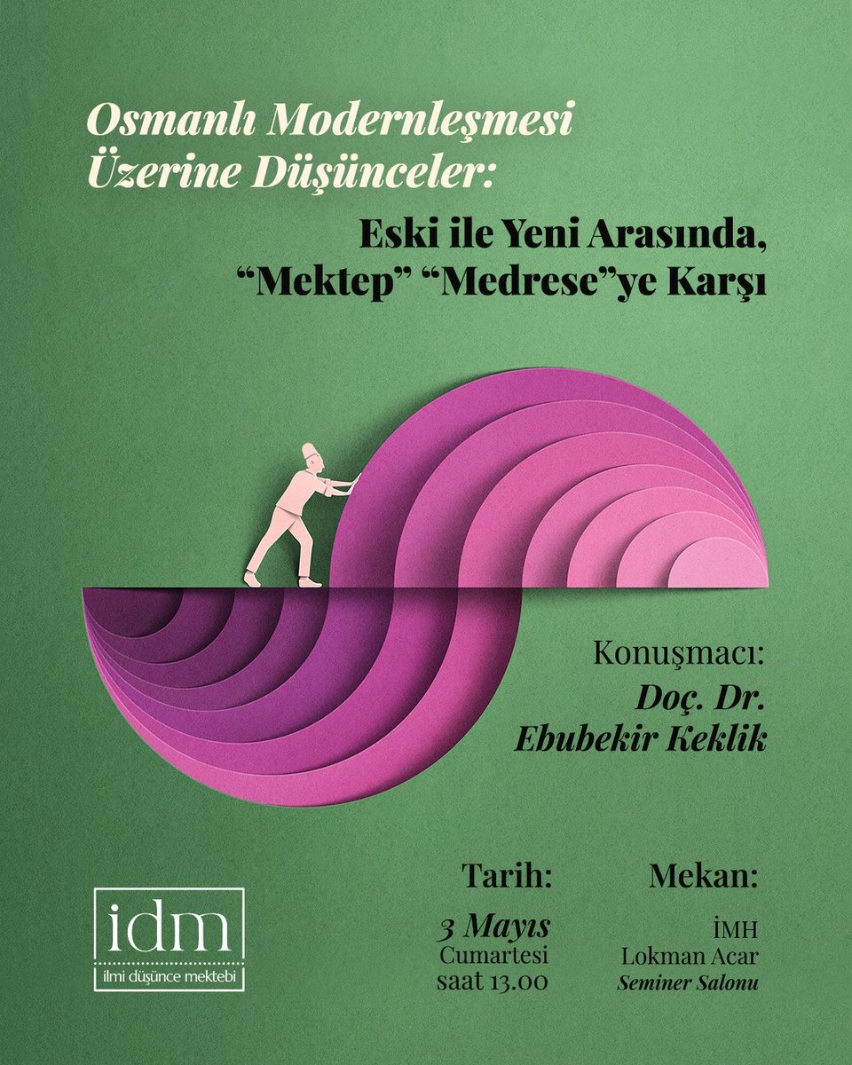 📢 3 Mayıs tarihinde gerçekleştireceğimiz konferansa davetlisiniz!

⏰ 13.00
📍 İMH Lokman Acar Seminer Salonu