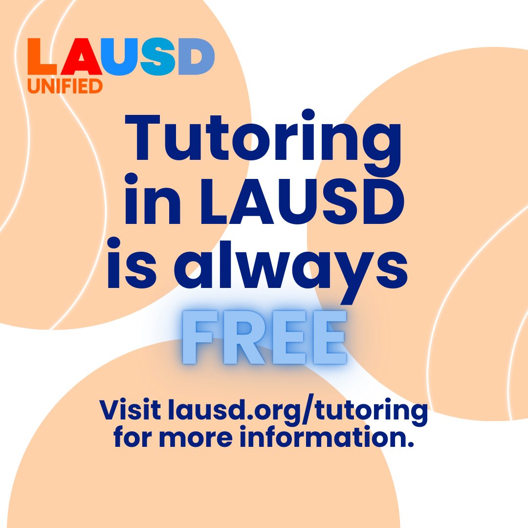 LAUSD_Achieve's tweet image. #tutoringworks #acceleratelearning #launified #beyondlimits #studentsuccess