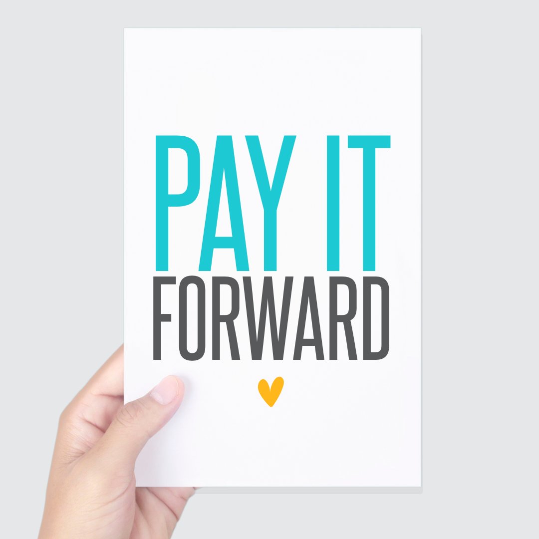Today is Global Pay It Forward Day 💙

Take a moment today to do something kind for someone - even small, simple gestures can create a ripple effect of positive change! You never know who's day you may make a little brighter ☀️

#GlobalPayItForwardDay #BiggerTogether