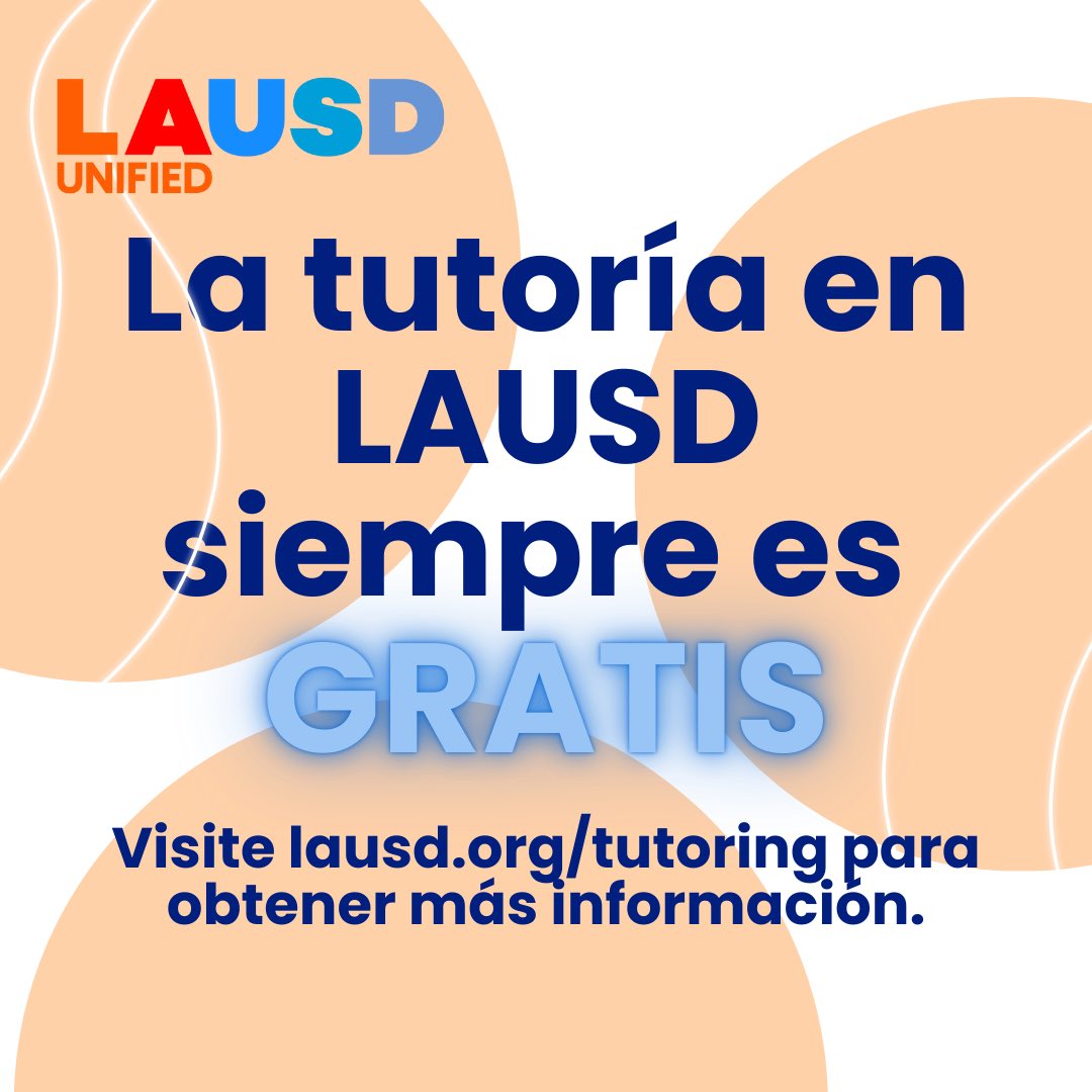 Distrito Escolar Unificado de Los Ángeles (@somoslausd) on Twitter photo 