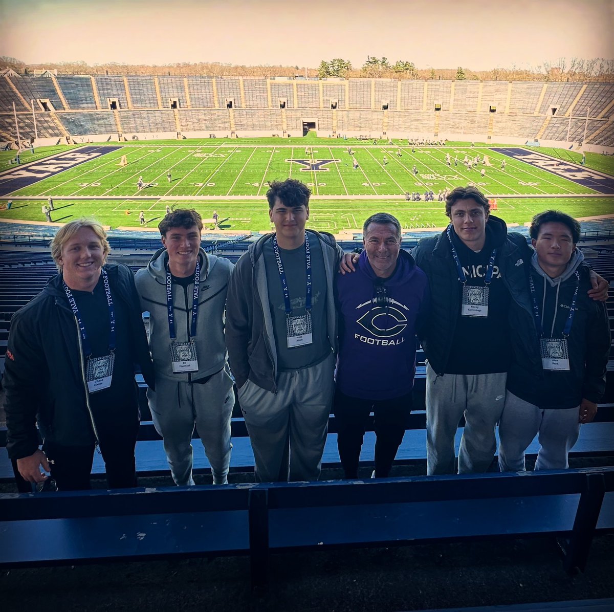 Our boys loved Yale! Thank you for a great visit! #PurplePride