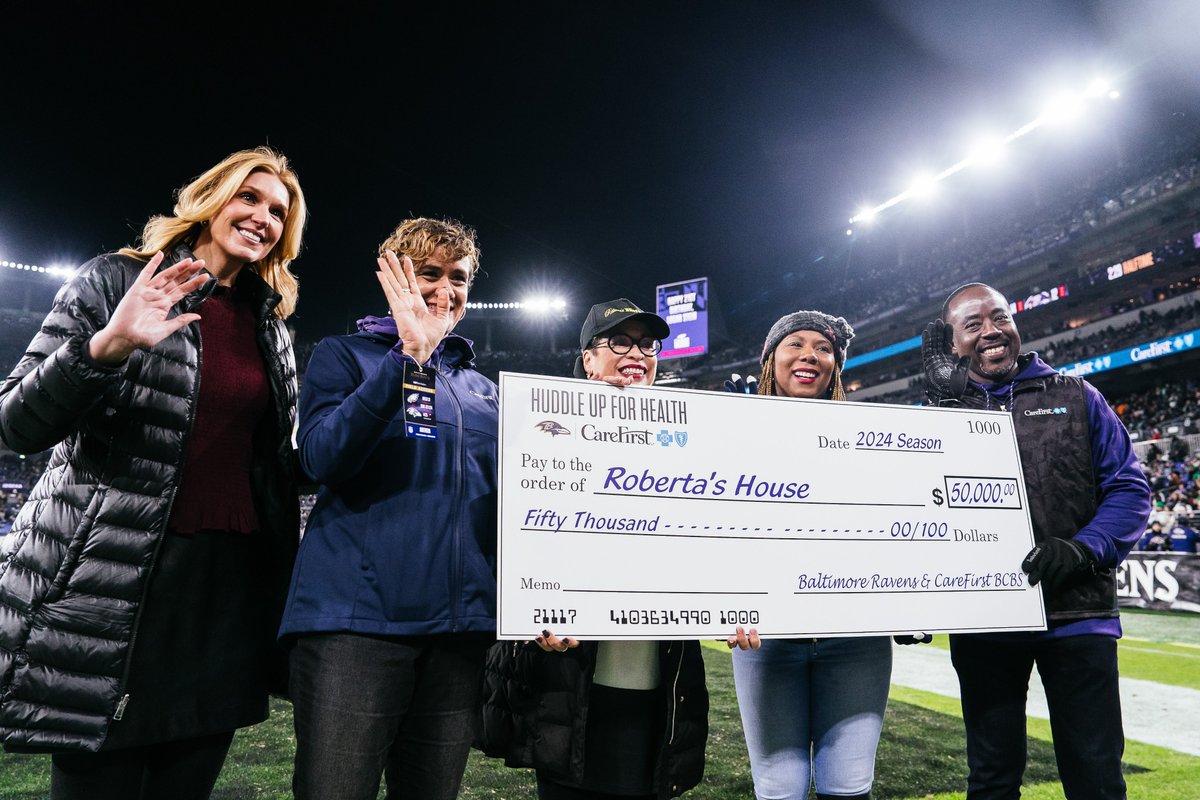 Ravens Promotions (@ravenspromos) on Twitter photo We have teamed up with <a href="/CareFirst/">CareFirst BlueCross BlueShield</a> on our Huddle Up for Health program to award a grant to a Maryland nonprofit organization for mental health support and awareness.
Learn more here ➡️ baltimoreravens.com/community/hudd… We have teamed up with <a href="/CareFirst/">CareFirst BlueCross BlueShield</a> on our Huddle Up for Health program to award a grant to a Maryland nonprofit organization for mental health support and awareness.
Learn more here ➡️ baltimoreravens.com/community/hudd…