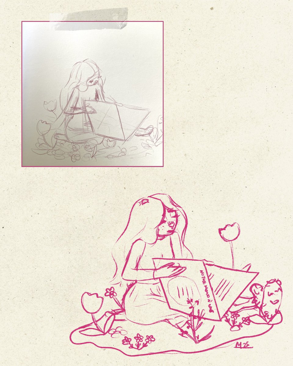 Une lecture bucolique 🌷🪲