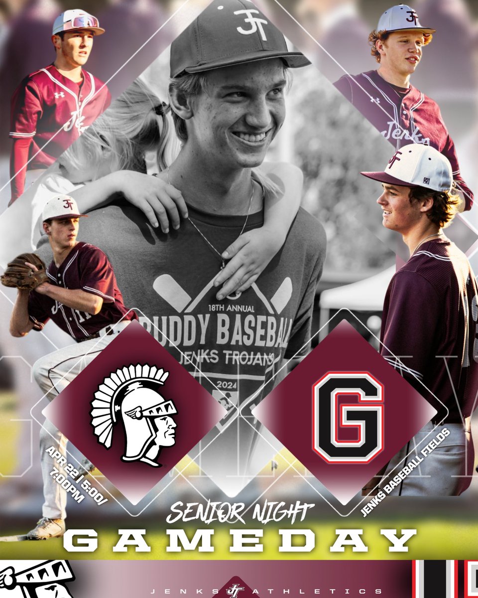 GAMEDAY‼️
Double header✖️2️⃣
AND Senior Night ⚾️

See you at Hinch at 5:00👊🏼