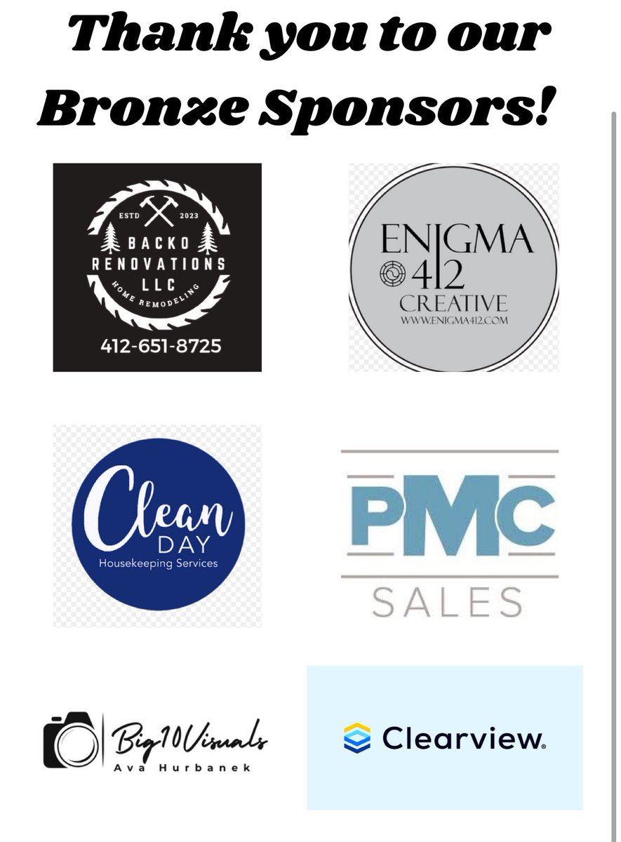 Thank you to our Bronze Sponsors!