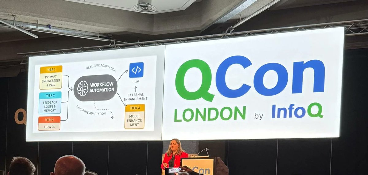 AdiPolak's tweet image. Precision in AI?
In the last couple of years, @QCon has became a home where I come to learn from and connect with the best in the industry.
This year, I was also able to contribute.
Read here infoq.com/news/2025/04/a…