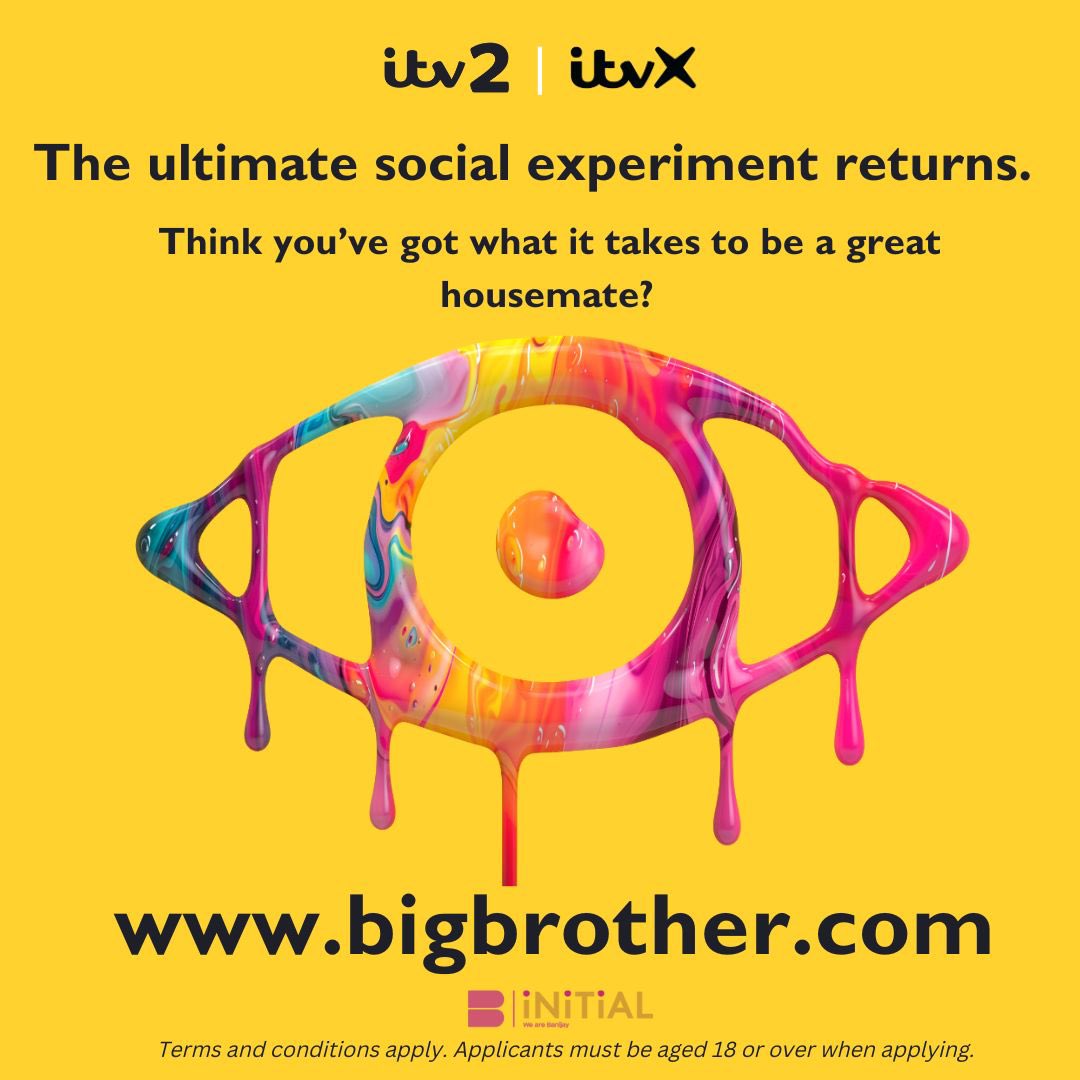 paigetvcasting's tweet photo. Big Brother is back and looking for stand-out characters to enter the iconic BB house. If you think you’d make a great housemate, apply here:  https://t.co/KUPDcLQ7c8
#bbuk #bigbrother #beontv #housemate #itv2 #bigbrotheruk #realitytvcasting #bigbrother2025 #castingcalluk https://t.co/u6Qvjb2UmH