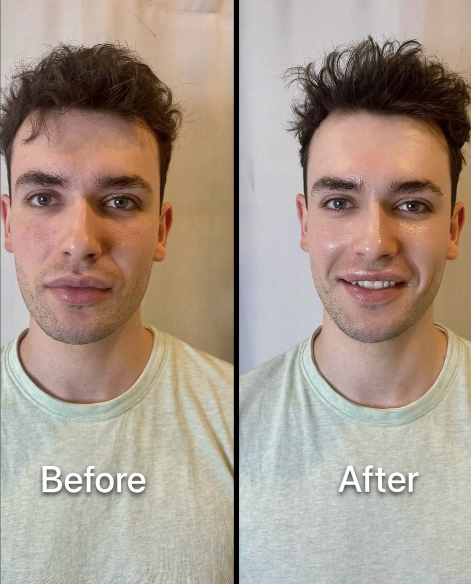 essenceofyvie's tweet image. me before and after eating the burger of immense joy