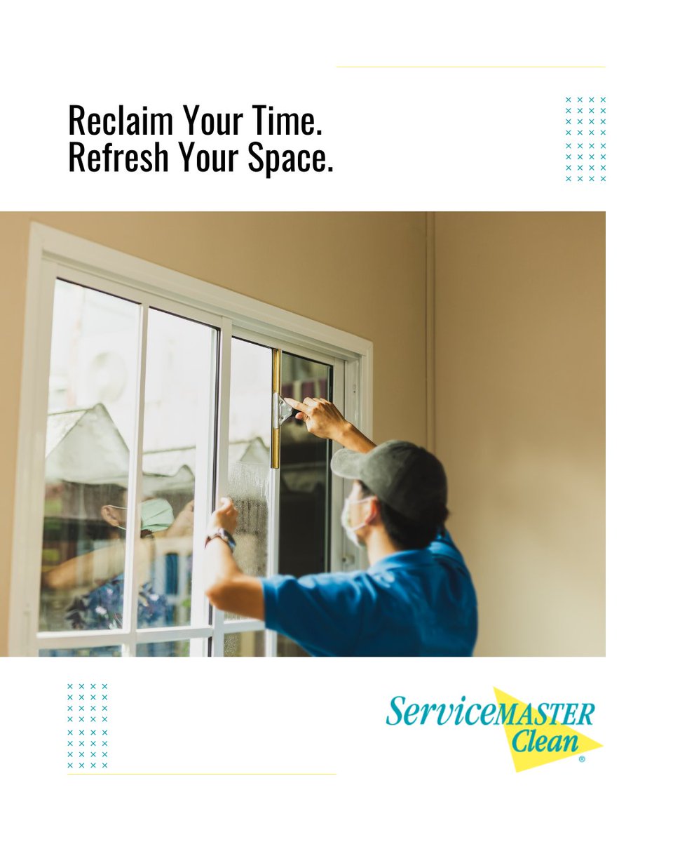 ServiceMasterTO's tweet image. ➡️ Let us help you take back your time and create the peaceful home environment you deserve.
📲 Learn more at: servicemasteroakville.com
#HomeCleaning #ProfessionalCleaning #CleanHomeHappyHome #WorkLifeBalance #EcoFriendlyCleaning #StressFreeHome #WeeklyCleaning