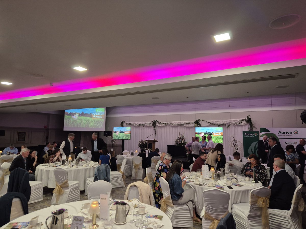 A great afternoon at the 18th annual Aurivo Milk Quality Awards, celebrating our suppliers' dedication to producing high-quality milk.