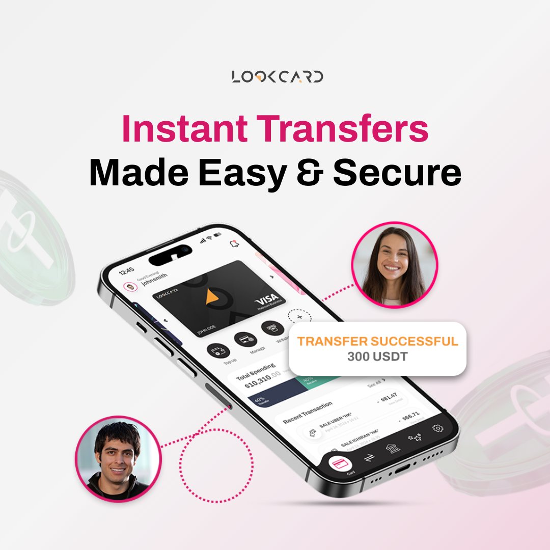 LookCard_io's tweet image. 📣 Now Live: Internal Transfers!
Send #crypto to friends, family, or any #LookCard user — instantly &amp;amp; securely. Just enter their registered email &amp;amp; tap send! Transfers start from just 10 USDT.

Update your app and try it today! 🚀

#InternalTransfer #CryptoTransfer #USDT