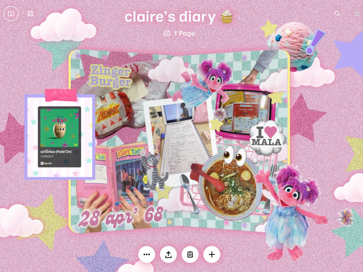 🧖🏻‍♀️ꊞ ℜecap 𝟸𝟾 𝒶𝓅𝓇’ 𝟼𝟾 👚⋆.˚
      🍮 #aclretdjournaling ೀ  
      🍮 #วันนี้dek70ทำอะไร ೀ  

     ⋆.˚🛼 ❥･วันนี้ไปอ่านนสข้างนอก แต่พอกลับบ้านอู้ยาวเลย สรุปไม่ได้เป็นที่สถานที่ . . . แต่อีทฉ่ำอะเกน แวะเอาหนังสือพี่ปั้นด้วย เดียวจะจัดตารางรายวันและ ะ 🫕❤︎ꔛ