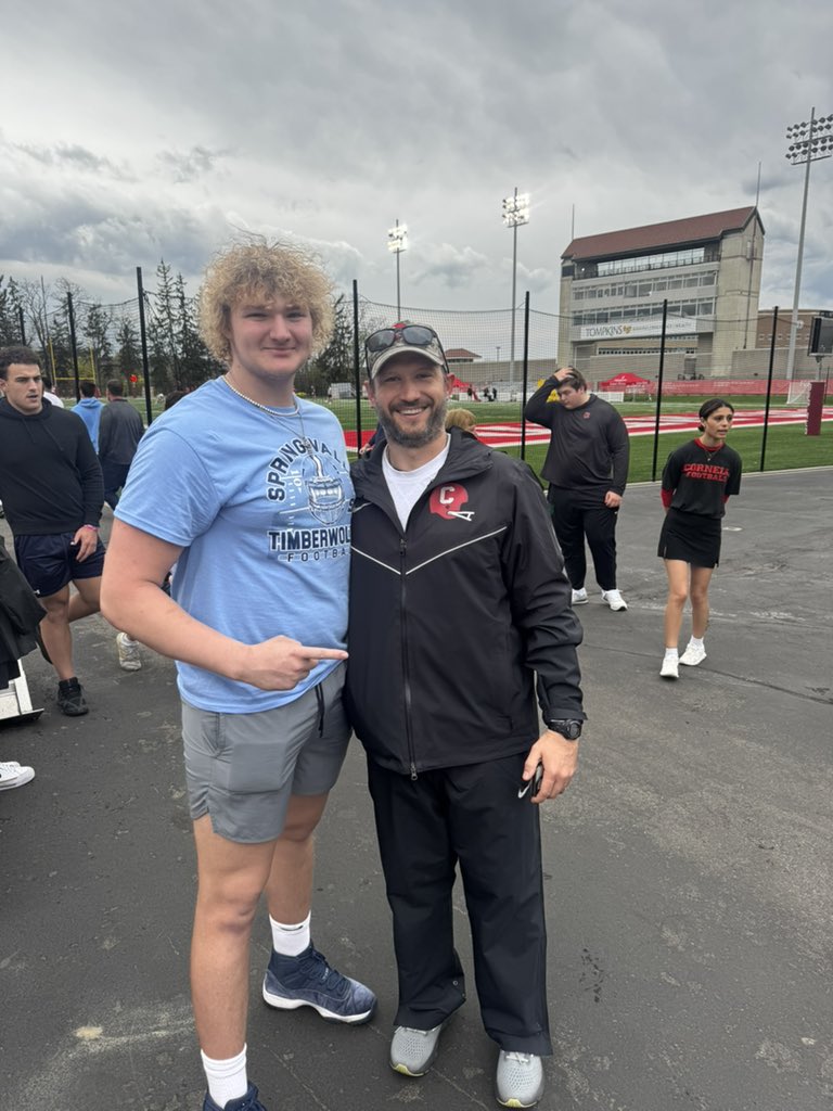 Had an amazing visit to <a href="/BigRed_Football/">Cornell Football</a> this past weekend, Thank you to <a href="/Coach_Hatcher20/">Mike Hatcher</a> <a href="/CoachNort73/">Colin Norton</a> <a href="/Sean_Reeder/">Sean Reeder</a> <a href="/DanSwanstrom/">Dan Swanstrom</a> For the invite and showing me around!

<a href="/CoalfieldsCo/">Coalfields & Co.</a> <a href="/BCLionsElkins/">Roger Elkins</a> <a href="/PlayBookAthlete/">PLAYBOOK ATHLETE</a> <a href="/CSAPrepStar/">PREPSTAR</a> <a href="/coachdwolves/">Brad Dingess</a> <a href="/AustinSchaffer2/">Austin Schaffer</a>