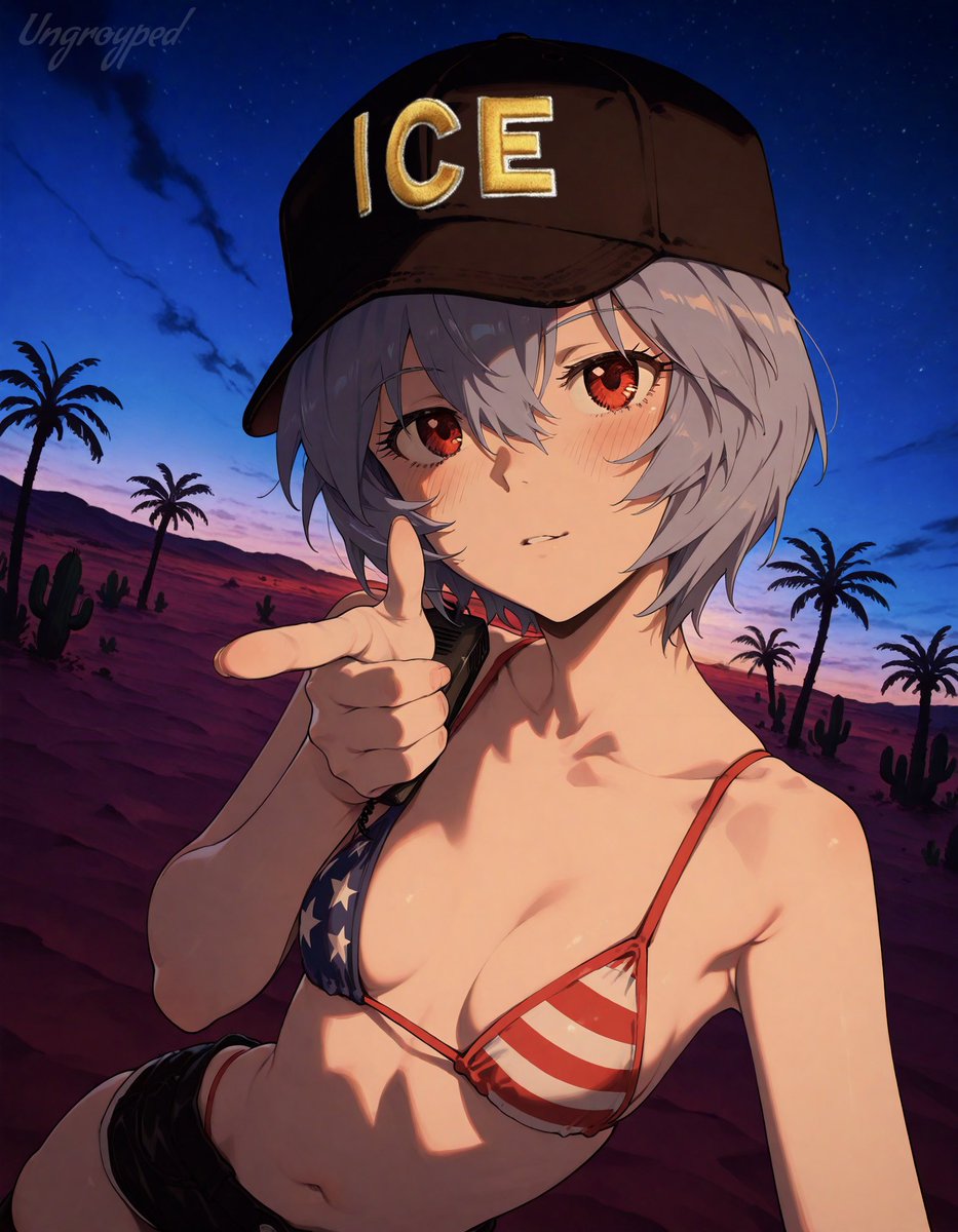 Ungroyped1's tweet photo. ICE pilot: [Rei Ayanami] 🇺🇸 

ICE TIP LINE: (866) 347-2423 https://t.co/A8YAm1p2NE