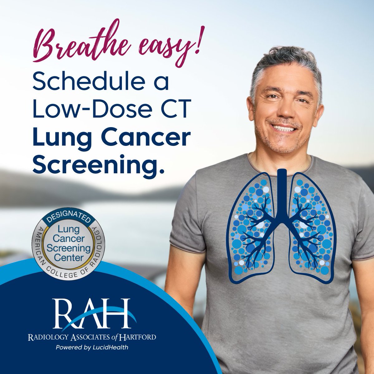 Rahxray's tweet photo. Quitting smoking is the best way to reduce your risk of lung cancer. But if you’re a current or former smoker, a quick CT Lung Cancer Screening can help catch cancer early!
https://t.co/lCjXDvowVx

 #lungcancer #cancerscreening #lungcancerscreening
 #RAH #poweredbylucidhealth https://t.co/a4GKkxcfc9