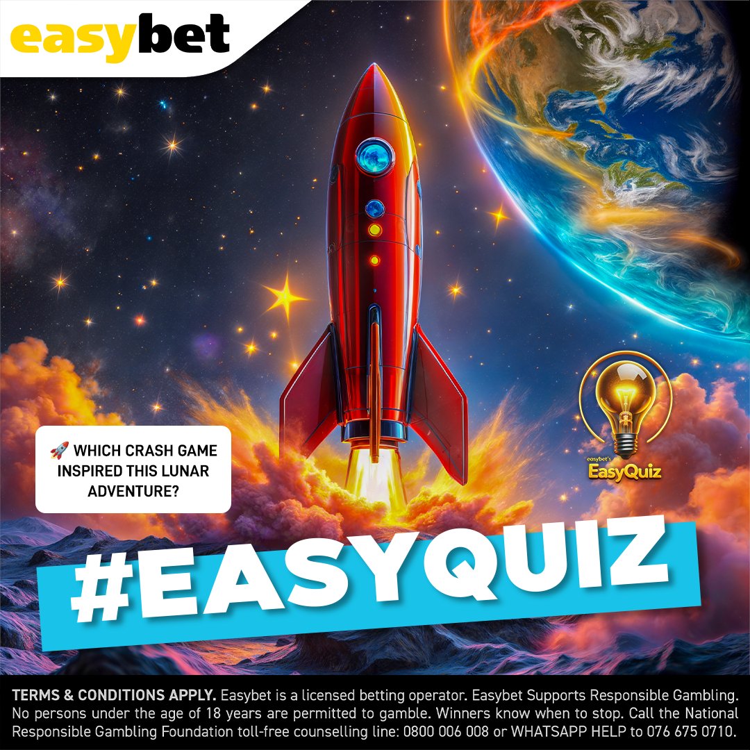 Easybet_SA's tweet photo. π Rocketed to the moon and back! π
Which crash game inspired this epic adventure? π
Drop your guess below for a chance to WIN! π―
π Play more crash games here: https://t.co/Ki7HUmB3xp
#EasyQuiz #Easybet #CrashToWin https://t.co/5K88R1zQYm