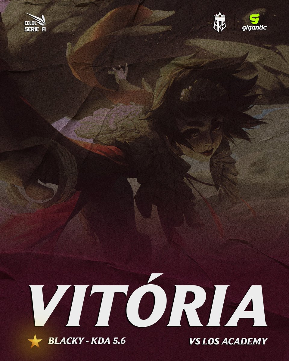 Segundou!

Resultados da @ligagg_ Série A! Seguimos focados rumo aos playoffs!
🗓 26/04 — Vitória vs <a href="/losgrandesgg/">LØS</a> Academy — MVP: <a href="/blackyylol/">blacky</a>👑 
🗓 27/04 — Vitória vs <a href="/furiagg_/">FURIA</a> Youth — MVP: @jmzlol👑
A coroa brilha na cabeça dos destemidos!
#GoHKS #ReisdoRift #LTA #LoL #gaming